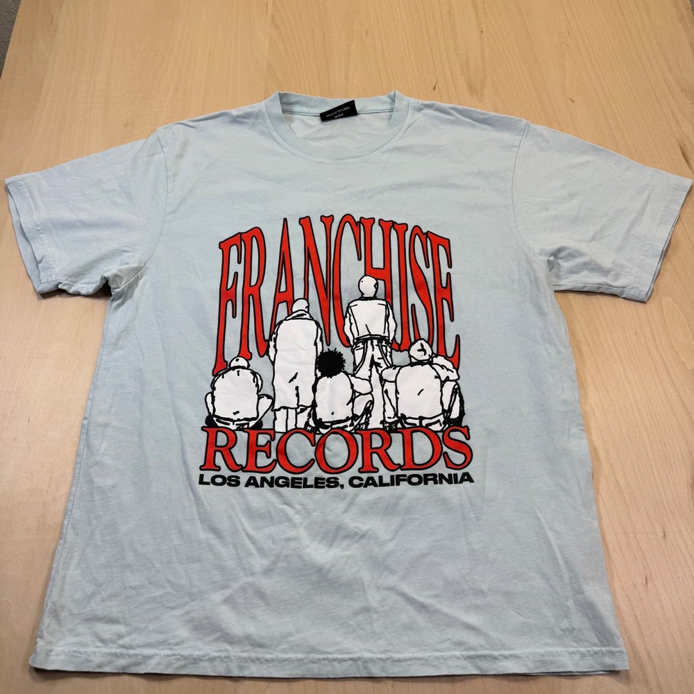 Franchise Records LA West Coast Eclecticism T Shirt Made‎ In USA L